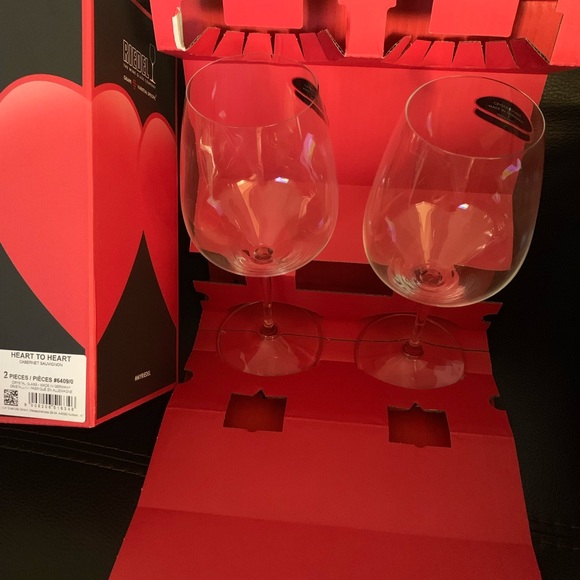 Riedel wine glass heart to heart. 2 glasses - Picture 3 of 5